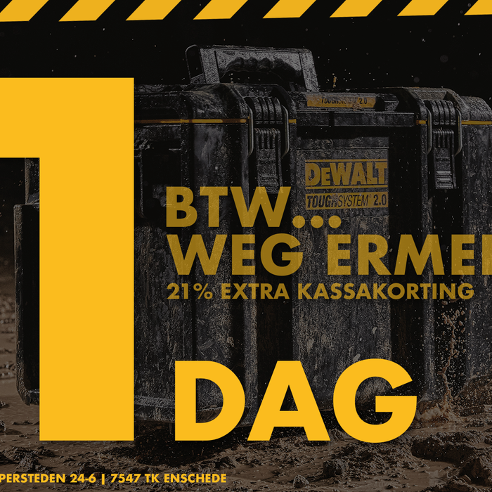 Nog maar 1 dag voor de BTW WEG ERMEE!!