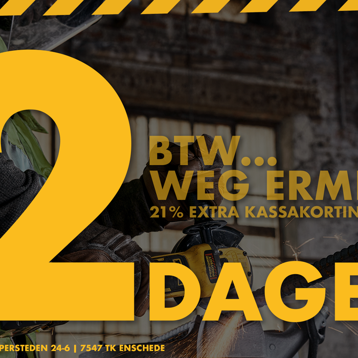 Nog maar 2 dagen tot de BTW WEG ERMEE