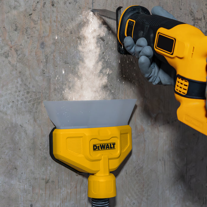 De nieuwe DeWALT hulpstukken voor  DeWALT stofzuigers.