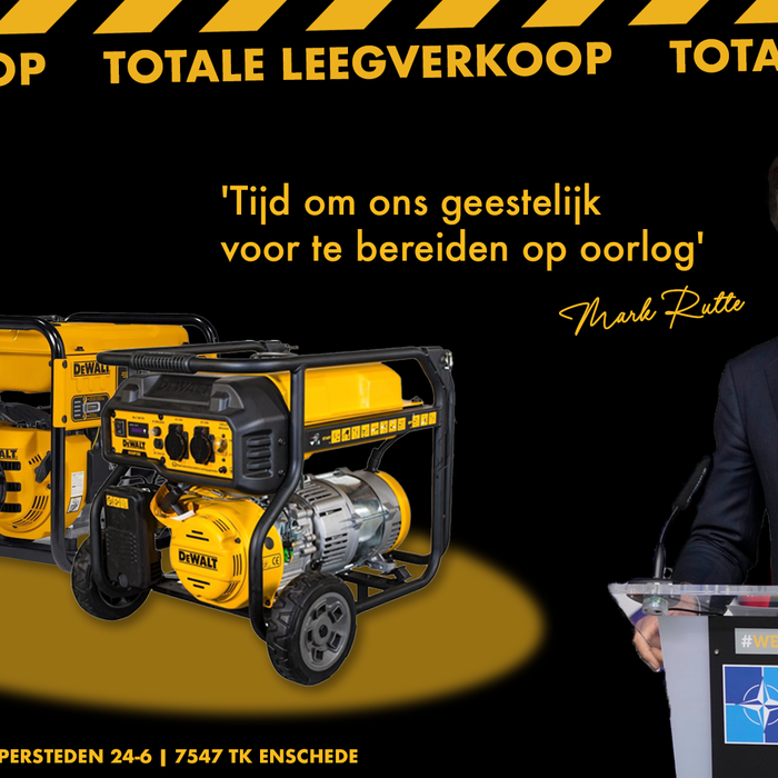 Generator voor het te laat is!
