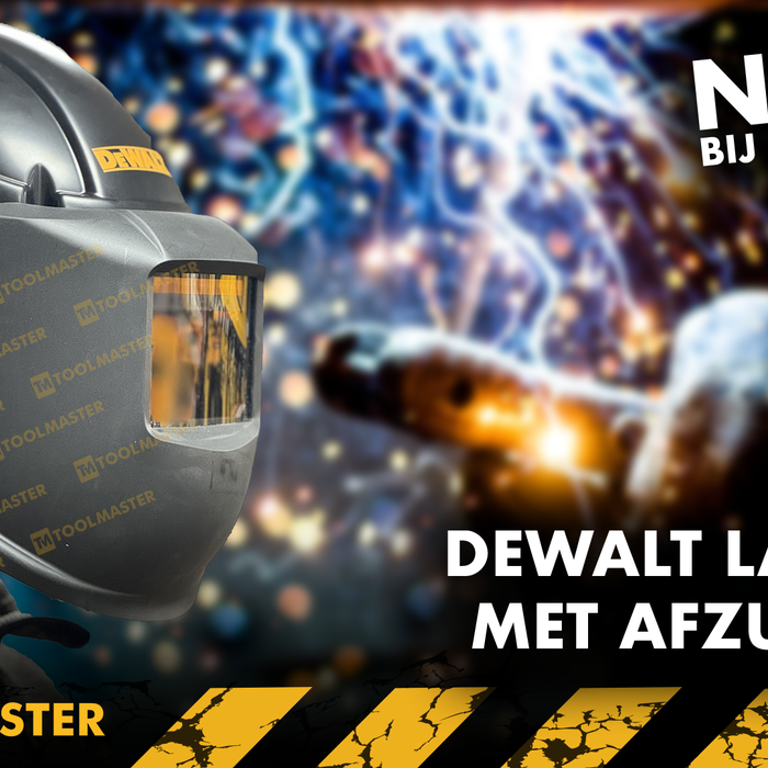 DeWALT nieuwste gezichtsmaskers met elektrische afzuiging en verkoeling voor lassers
